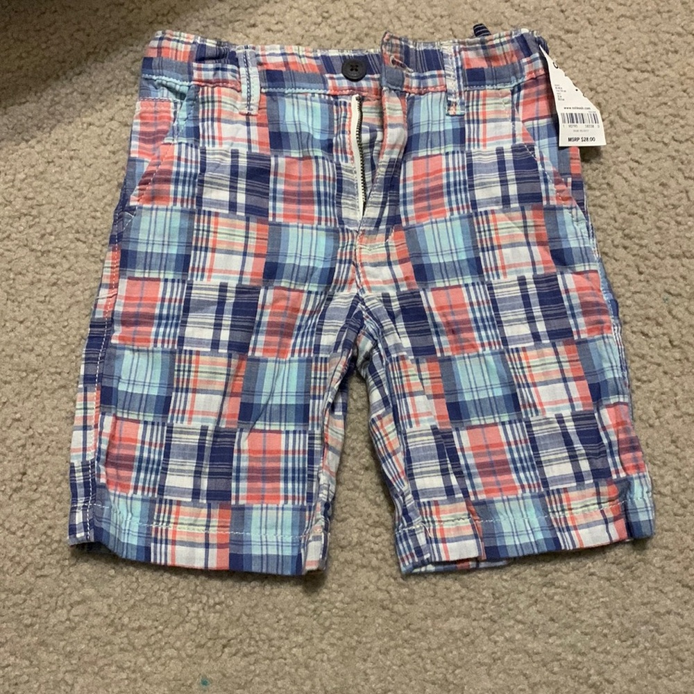 OshKosh NWT Boys Plaid Shorts